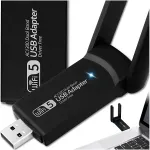 Juhtmevaba v&otilde;rgu adapter AC1300, WiFi USB-le, 2 antenni, 1300 Mbps, 5 GHz, WPA