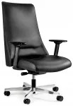 Kontoritool SAIL, naturaalsest mustast nahast, ergonoomiline