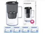 Aquaphor Glass 2,5 l veefilter kann must nelja Maxfor+ kassettiga