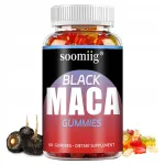 Mustad gummikommid maca ekstraktiga vastupidavusele ja lihaste kasvule