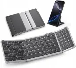 Kokkupandav juhtmevaba Bluetooth klaviatuur, 104 klahvi, QWERTZ, numbriplokiga