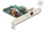 Delock 90760 v&otilde;rgukaart, PCIe x1, 1x M12, 2,5 Gb/s LAN, PoE+