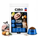 Kuivtoit koertele kalaga ja k&ouml;&ouml;giviljadega, ilma kanata, aktiivsetele koertele, 5 kg, CIRO