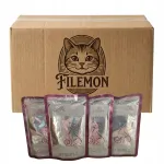 M&auml;rg kassitoit Filemon 4 maitsekomplekt kastmes, 80 x 100 g