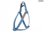 Koera reguleeritavad teksarihmad Amiplay, sinised, suurus L, 40&ndash;75 cm, 2 cm lai