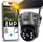 V&auml;ljas p&auml;ikese-kaamera 4G SIM-iga, 3 objektiivi, 3MP+3MP+3MP