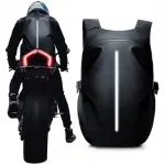 Mootorratturi kott, 45 l, must, veekindel