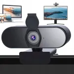 4K UHD veebikaamera privaatsuskatte ja mikrofonidega, USB, kaugt&ouml;&ouml;ks