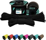 PARACORD n&ouml;&ouml;r 2 mm, 15 m, must, nailon, 97 kg, 3 keerdudega