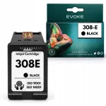 HP 308e/308XL must tindikassett, 18 ml, sobib Envy 6100/6110E/6120E