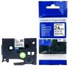 BROTHER TZe-251 liimiriba, valge, 24 mm, etikettide printeritele