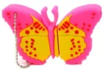 USB-m&auml;lupulk 16GB 3.0, roosa Butterfly