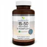 Toidulisand Medverita B-50 active B-kompleks, 120 kapslit