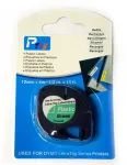Dymo LetraTAG 91204 etiketiriba, 12 mm, roheline