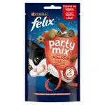 FELIX Party veise-, kana- ja l&otilde;hega maiused kassidele, 60 g