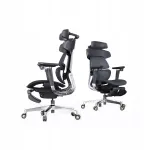 Kontoritool SCORPIO, ergonoomiline, must, p&ouml;&ouml;rleva alusega