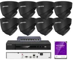 IP videosignaalikaamera Hikvision 8xPoE, 4MP