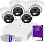 V&auml;line ja sisemine IP-kaamera Hikvision IPCA-T4-30DL PoE komplekt