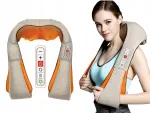 Kaela- ja seljamassaažija Shiatsu 3D EMS, liivakarva