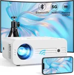 AKIYO 07 Full HD Bluetooth 5.2 WiFi 9000 luumenit projektor jalaga