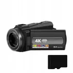 4K videokaamera 48MP 16x suumiga IR &ouml;&ouml;n&auml;gemise ja kaugjuhtimispuldiga