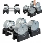 Reguleeritav hantlite komplekt 2x32,5 kg, samm 1,5 kg, h&otilde;bedane