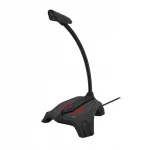 Vertux STREAMER-2 universaalne mikrofon, USB, LED RGB, vaigistamisnupuga, must
