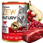 M&auml;rg koeratoit ZEW NATURY vasikaliha, 400 g, t&auml;iskasvanud koertele