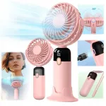 Mini USB lauaventilaator TOPK, roosa