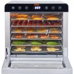 Toidu kuivati 6 resti 400W l&auml;bipaistva aknaga