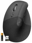 Juhtmevaba ergonoomiline hiir Logitech Lift Left, grafiit, 4000 DPI