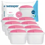 Wessper AquaMax Mg+ veefiltri kassettide komplekt, 8 tk