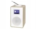 Raadiovastuv&otilde;tja TERRIS NRD201 Bluetooth DAB+, helepuidust, 5 W RMS