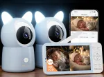 CZEview BM6 beebimonitor video, 2K resolutsioon, 4x suum, rakendusega juhtimine