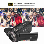 Videokaamera 4K/60fps, 3,7V 2000mAh, 3 tolli