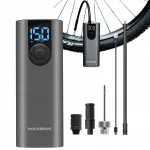 Elektriline rehvijump ROCKBROS, 150 PSI, 5200 mAh, USB-C, jalgratastele ja mootorratastele