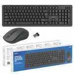 SAVIO KB-03 2,4 GHz juhtmevaba USB klaviatuur ja hiir
