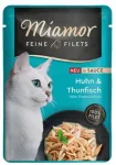 Miamor Feine Filets in Sause m&auml;rg toitumisroog kassidele kanaga ja tuuniga, 100 g