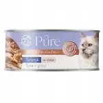 PetRepublic PURE m&auml;rg kassitoit tuuniga, 80 g
