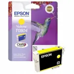 Epson T0804 kollane tindikassett, sobib Stylus P50, PX650, PX660, RX560, R285, PX720, PX700