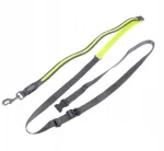 Jooksurihm koerale, neoonkollane ja hall, Nomad Tales Spirit, USB LED-ga
