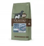 QUATTRO Grain Free Weight Loss kuiv koeratoit kalaga ja krilliga t&auml;iskasvanud koertele, 12 kg
