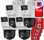 Valvekaamerate komplekt HiLook Hikvision TrandemVu 4x 4MP PTZ, 64 GB m&auml;luga