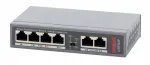Ultralink USF64P PoE l&uuml;liti, 4 PoE+ porti (100Mbps), 2 uplink, 60W