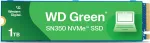 WD Green SN350 1TB M.2 2280 PCIe Gen3 NVMe SSD ketas (WDS100T3G0C)