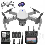 Mini droon HD-kaameraga, puldiga, 100 m ulatus, WiFi, 15 min lennuaeg, 3 akut