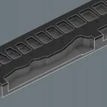 Wera 9721 t&ouml;&ouml;riistakarp koos 3/8'' Zyklop padrunite komplektiga