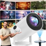 Projektor LED 4K WiFi6 Bluetooth Blossom HY300 Pro kodukino jaoks