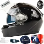 Motorratturi kiiver Shark Ridill 2, must l&auml;ikiv, XXL suurus