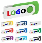1 GB USB 2.0 USB m&auml;lupulk logoga, 10 tk